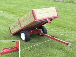 model 5400 single axle garden trailer